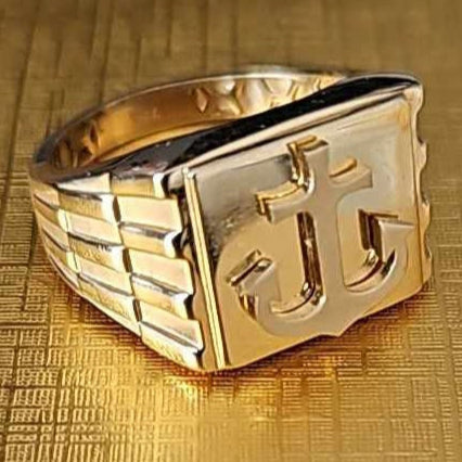 18K Saudi Men's Ring- A2