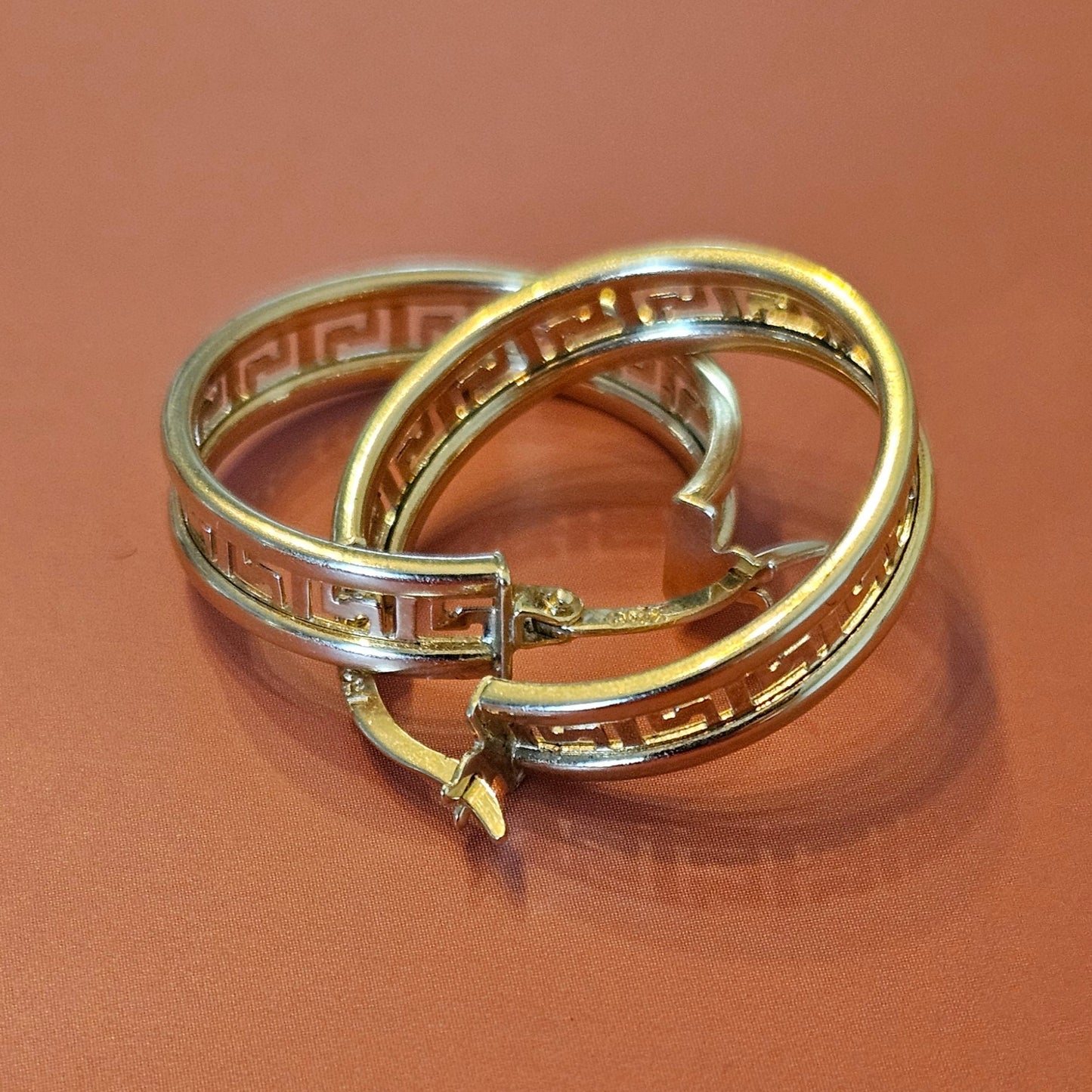 18K Saudi Gold Earrings A3